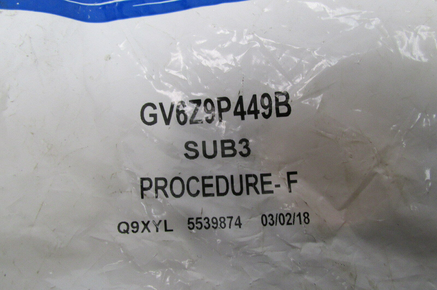 FORD Kit GV6Z9P449B