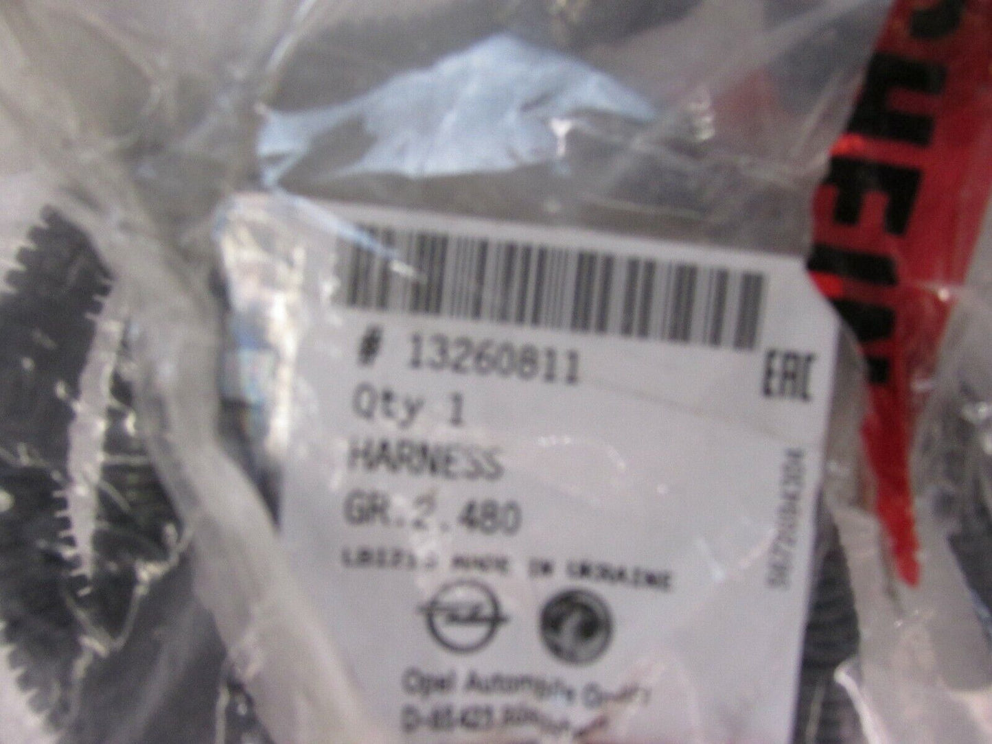 Neu original Opel Kabelsatzteile 13260811