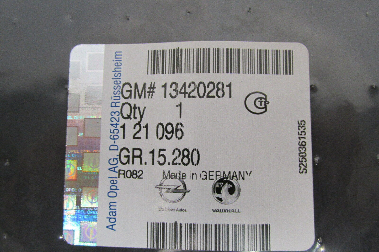 Isolierung Matte Motorhaube Opel Zafira C links gm 13420281 original