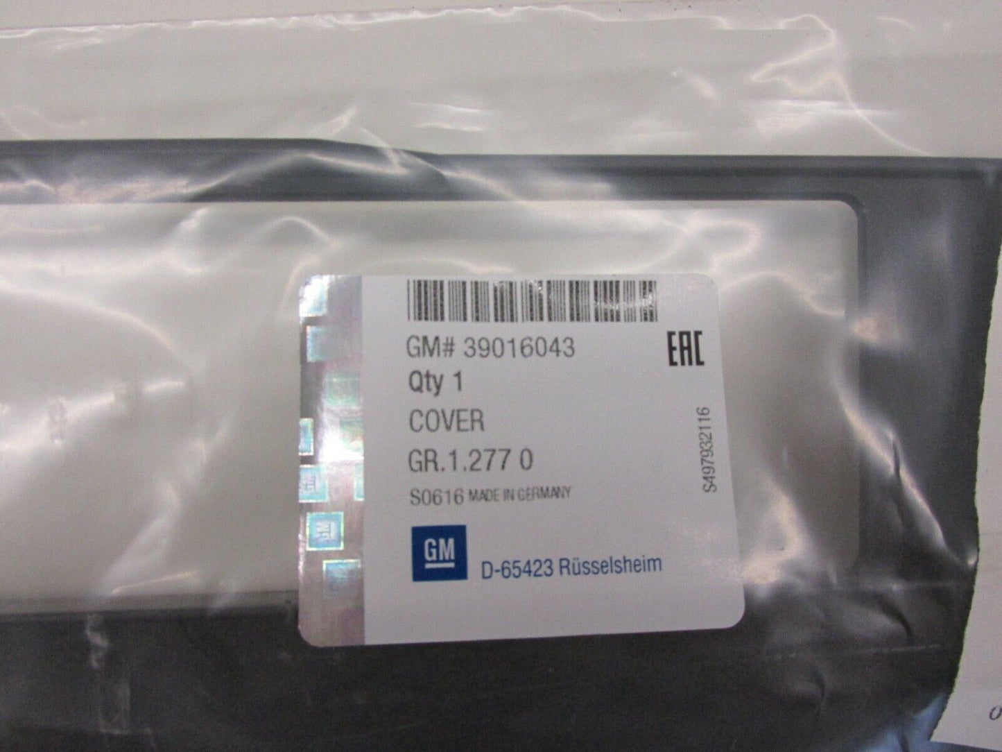 Opel ABDECKUNG 39016043