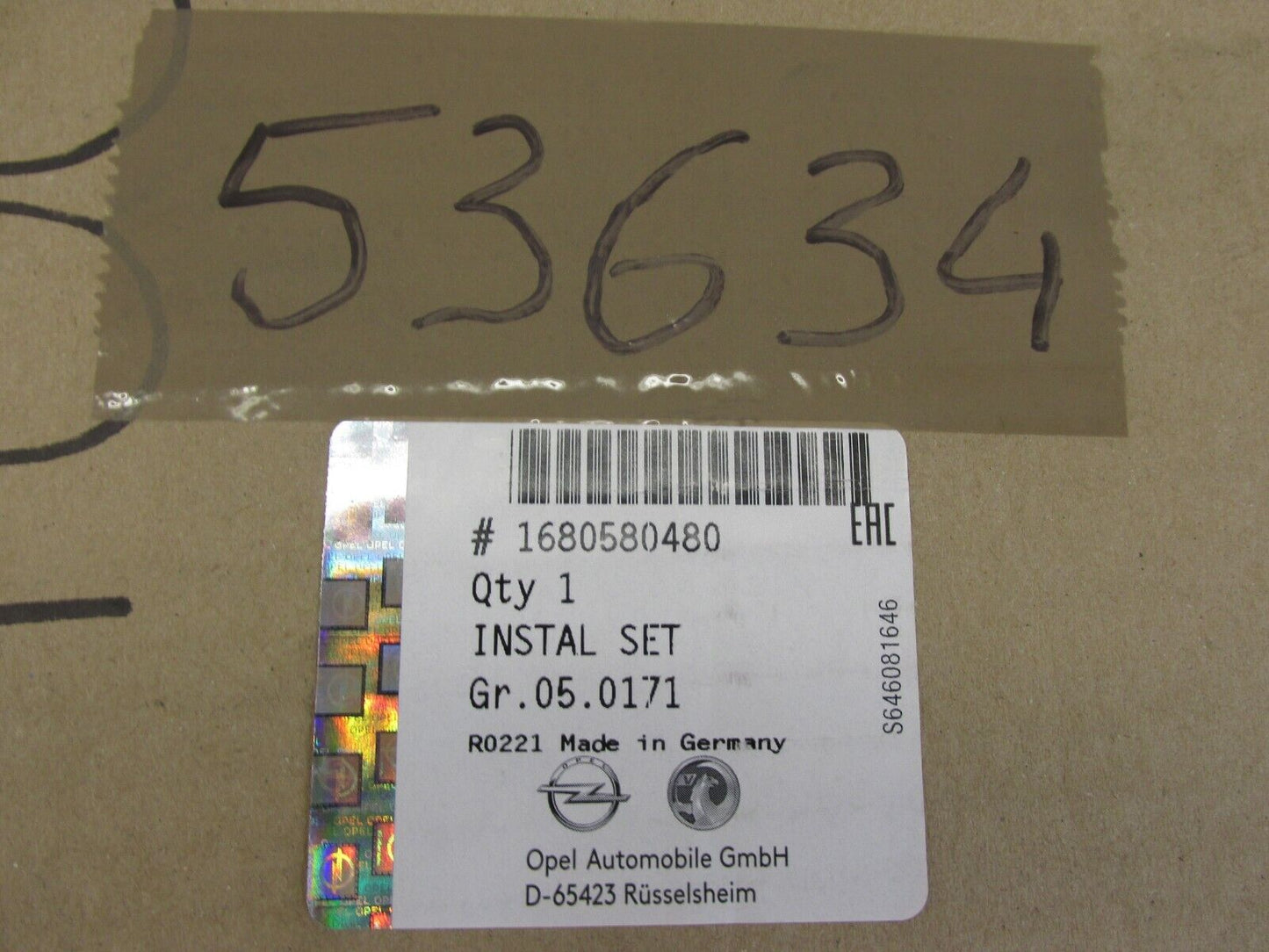 original BREMSSCHEIBEN PSA Opel VIVARO A COMBI 1680580480
