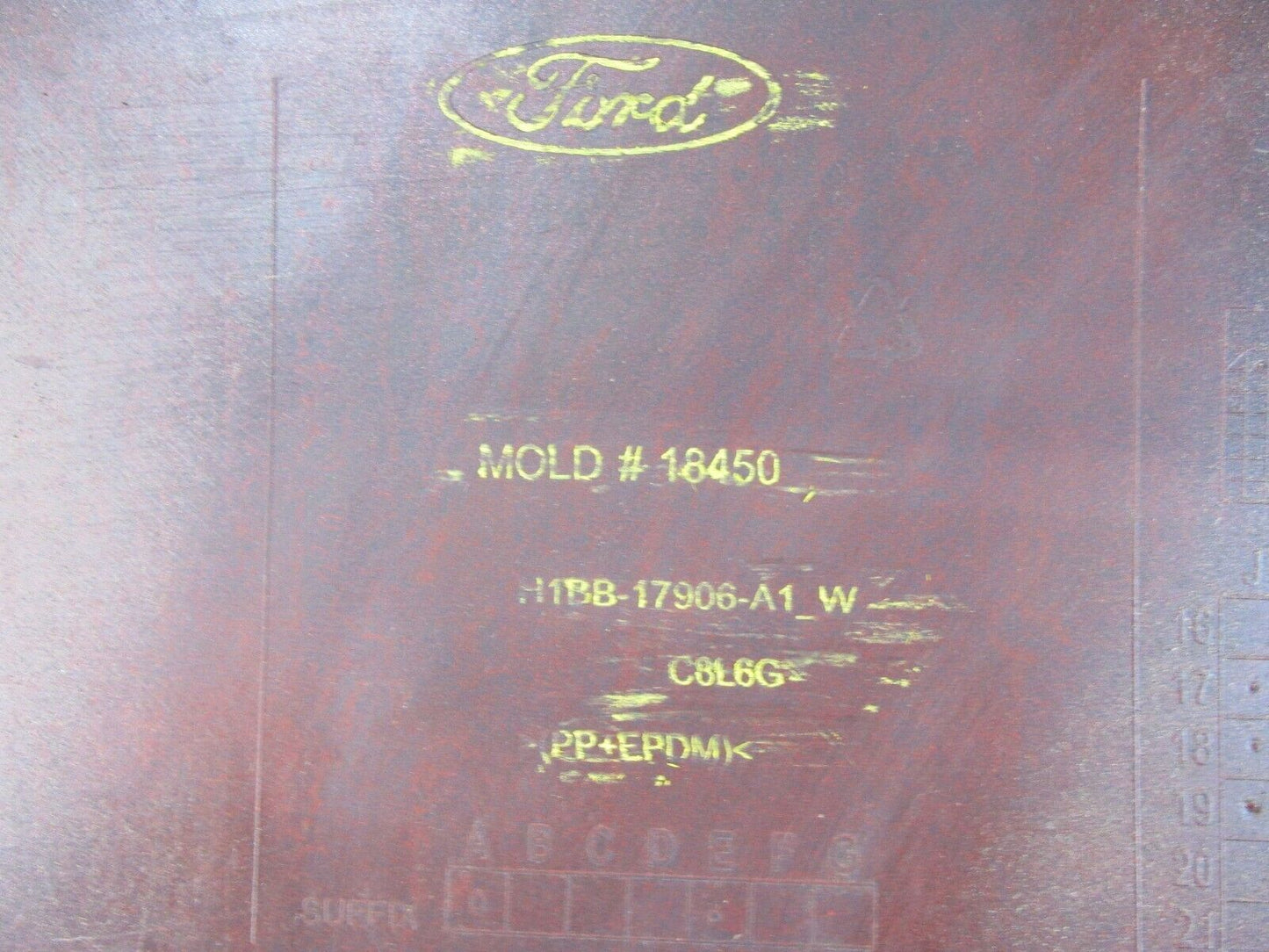 Ford Fiesta Stoßstange Hinten Heckschürze original H1BB-17906-A1 W PDC