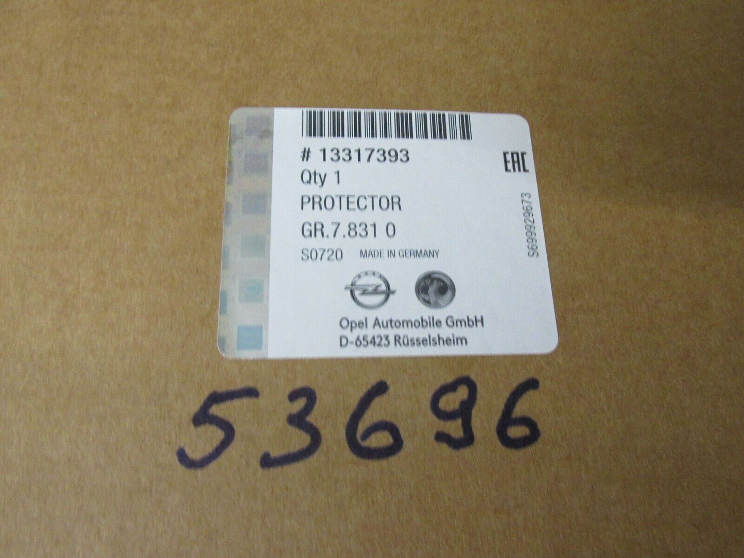 Neu original Opel Blende Heckklappe Schutzleiste13317393