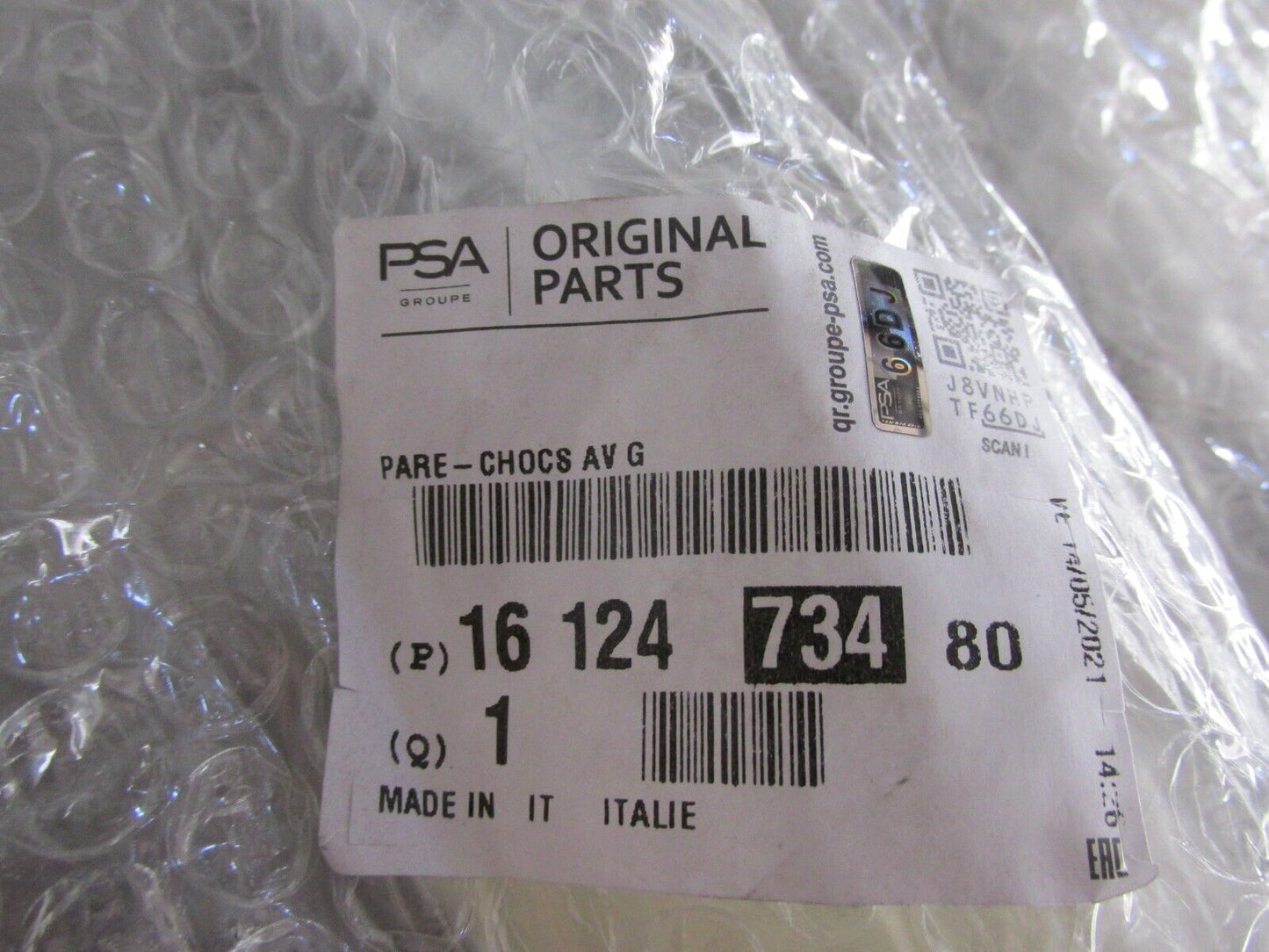 original Peugeot Citroen JUMPER BOXER DUCATO FIAT Stoßstange vorne 1612473480