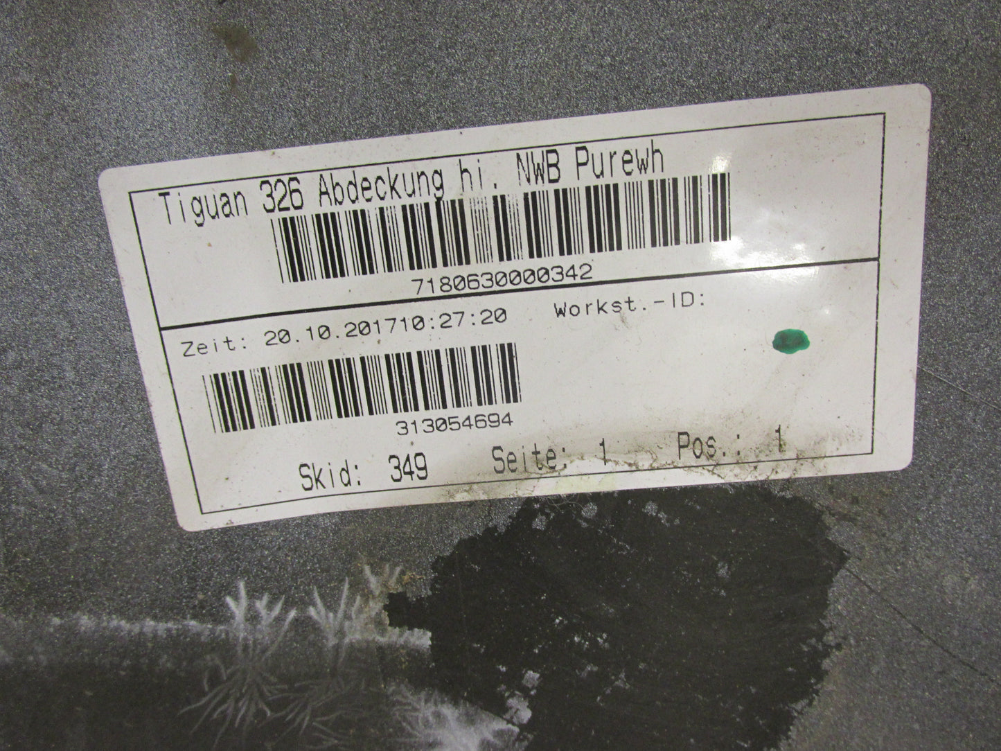 Original VW Tiguan Stoßstange Hinten Heckschürze 5NA 807 521 PDC
