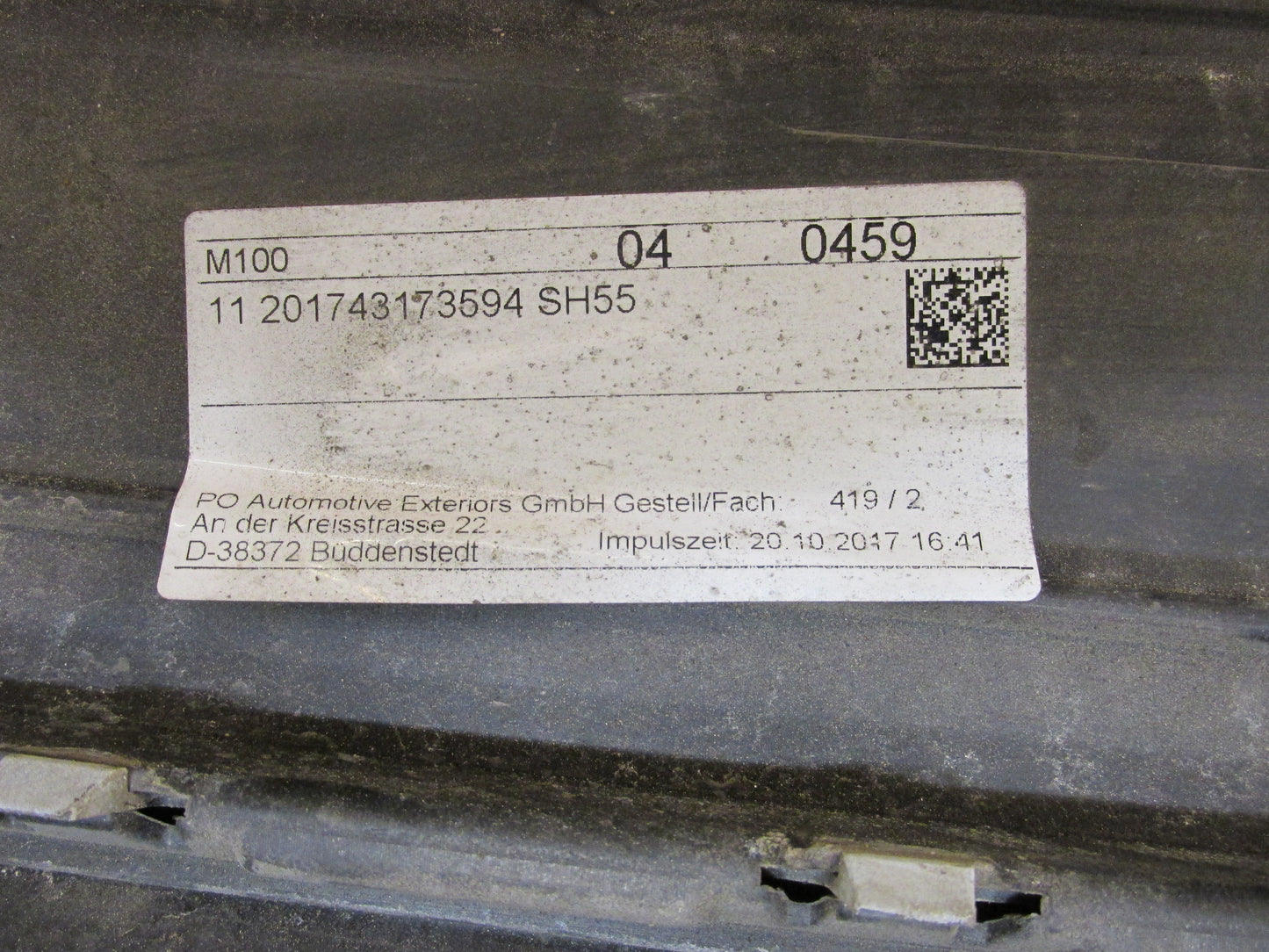 Original VW Tiguan Stoßstange Hinten Heckschürze 5NA 807 521 PDC