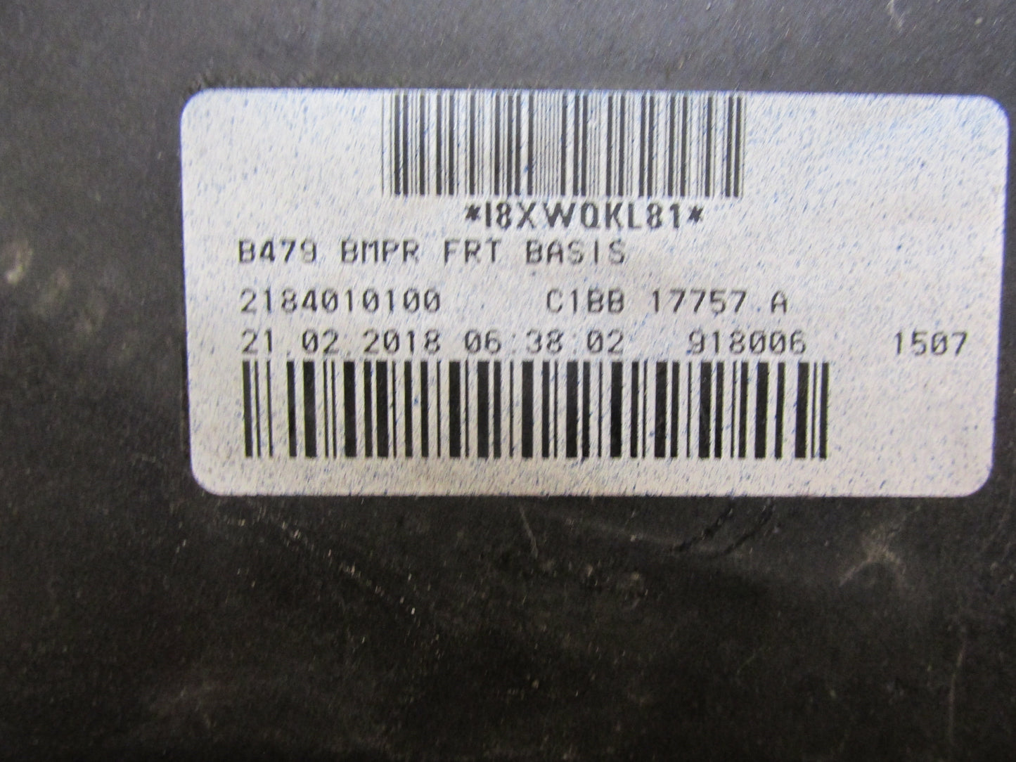Ford Fiesta MK8 Stoßstange vorne Stoßfänger original H1BB17K819 PDC