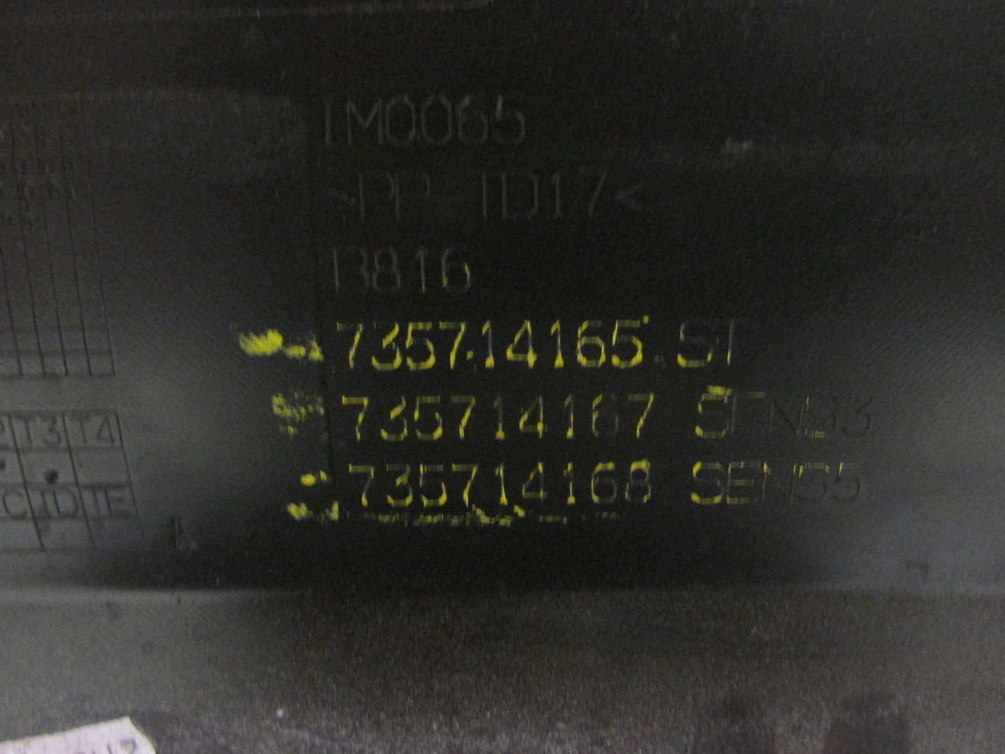 Original Fiat 500 E Stoßstange Stoßfänger hinten 735714165 ST