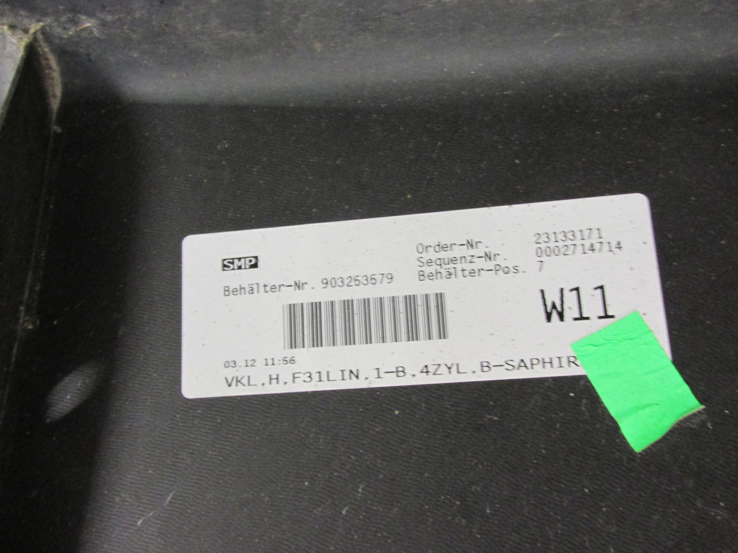 Original BMW 5er Stoßstange hinten PDC  158 577 11