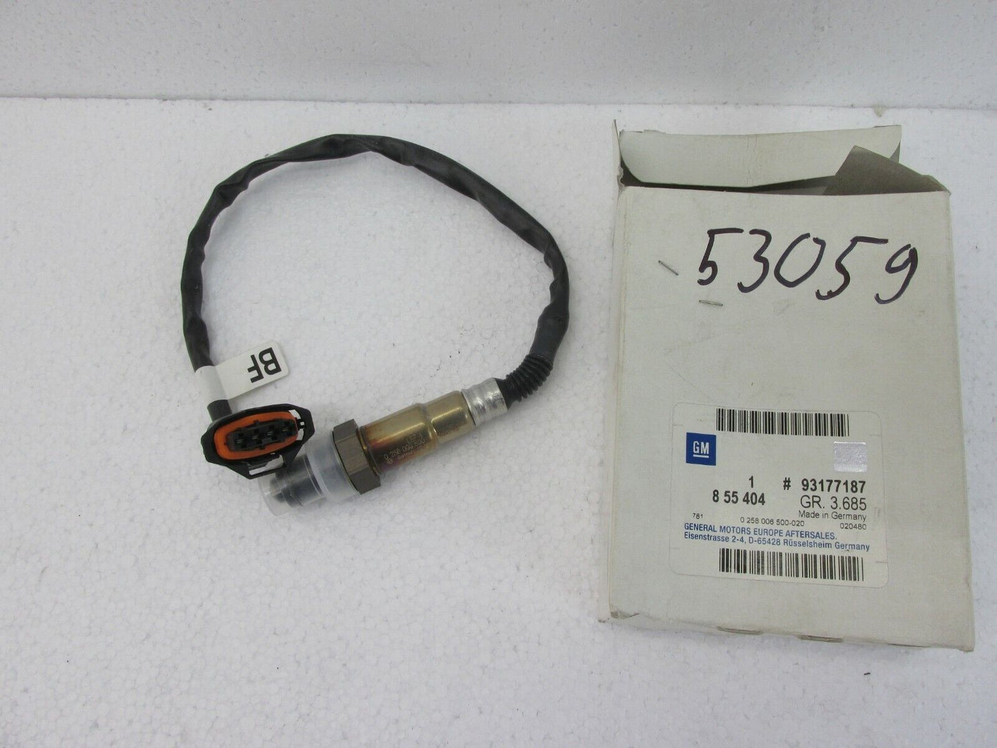 Opel Corsa C Motor 1,0 original Lambdasonde  93177187