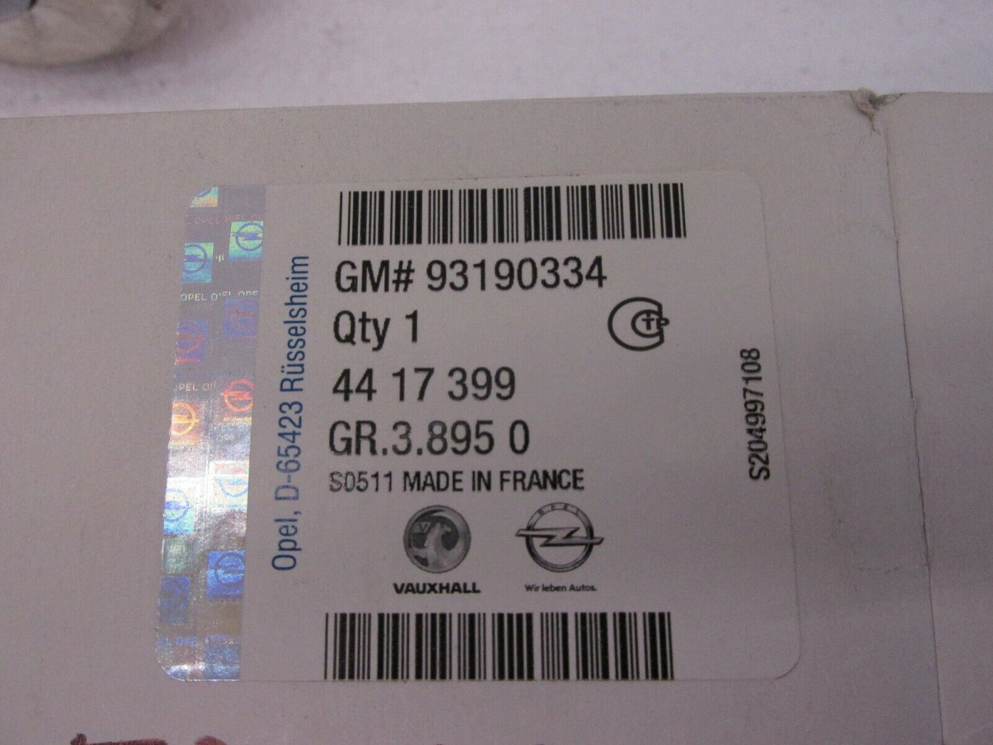 original Opel NISSAN RENAULT Kraftstofffilter Ersatzteile 93190334