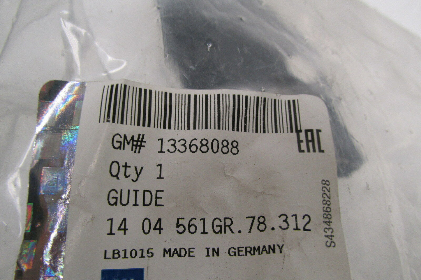 Opel Astra J Stoßstange Halter Führung Halterung gm 13368088 original