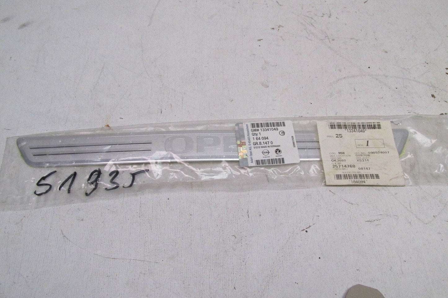 Blende Opel GM 13341049 original