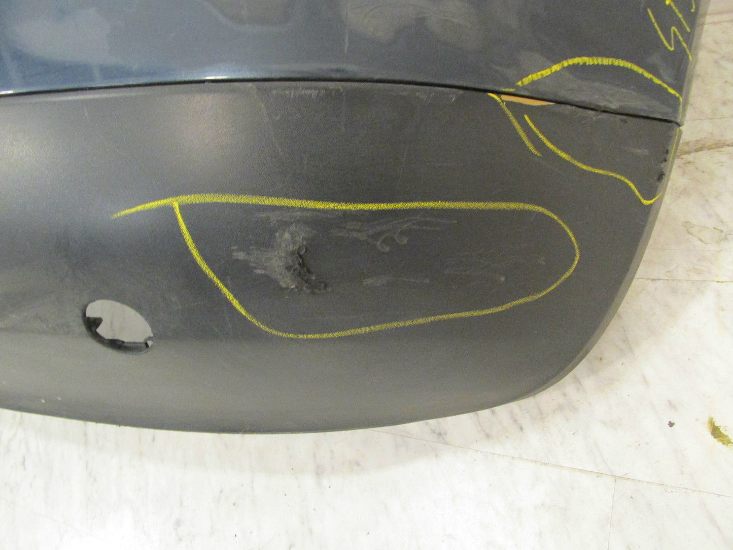 VW Golf V 5 Stoßstange  hinten  Stoßfänger mit Lippe  1K6807421  original