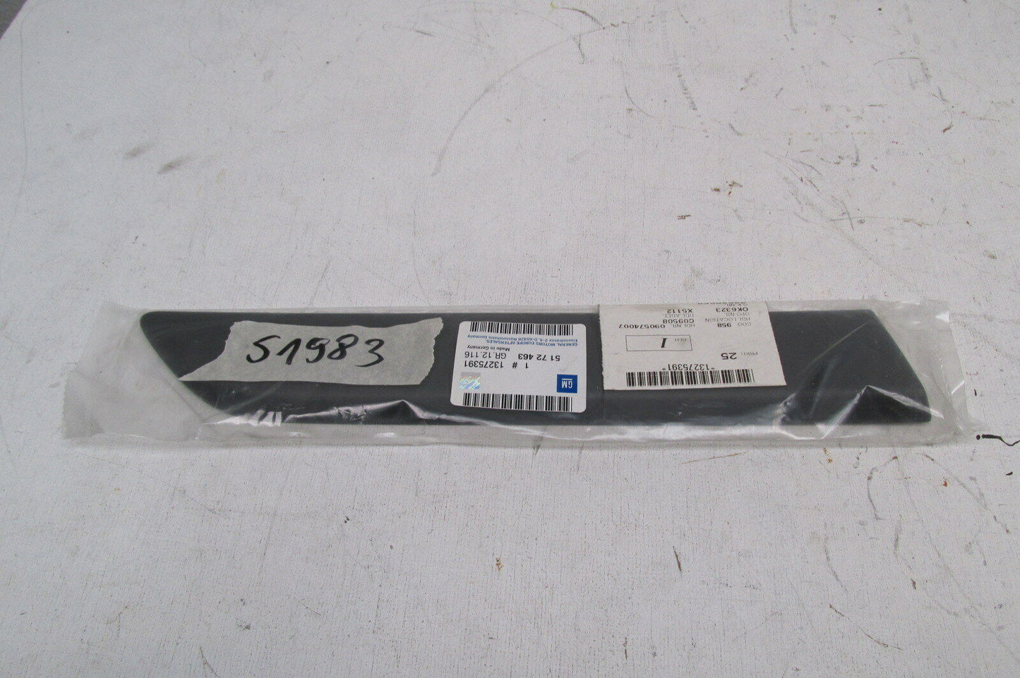 Zierleiste Türleiste Tür hinten rechts Opel Corsa D GM 13275391 original