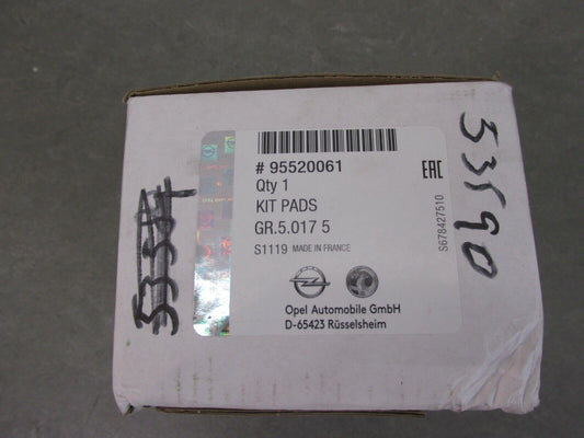 original BREMSKLÖTZE  KIT Opel 95520061