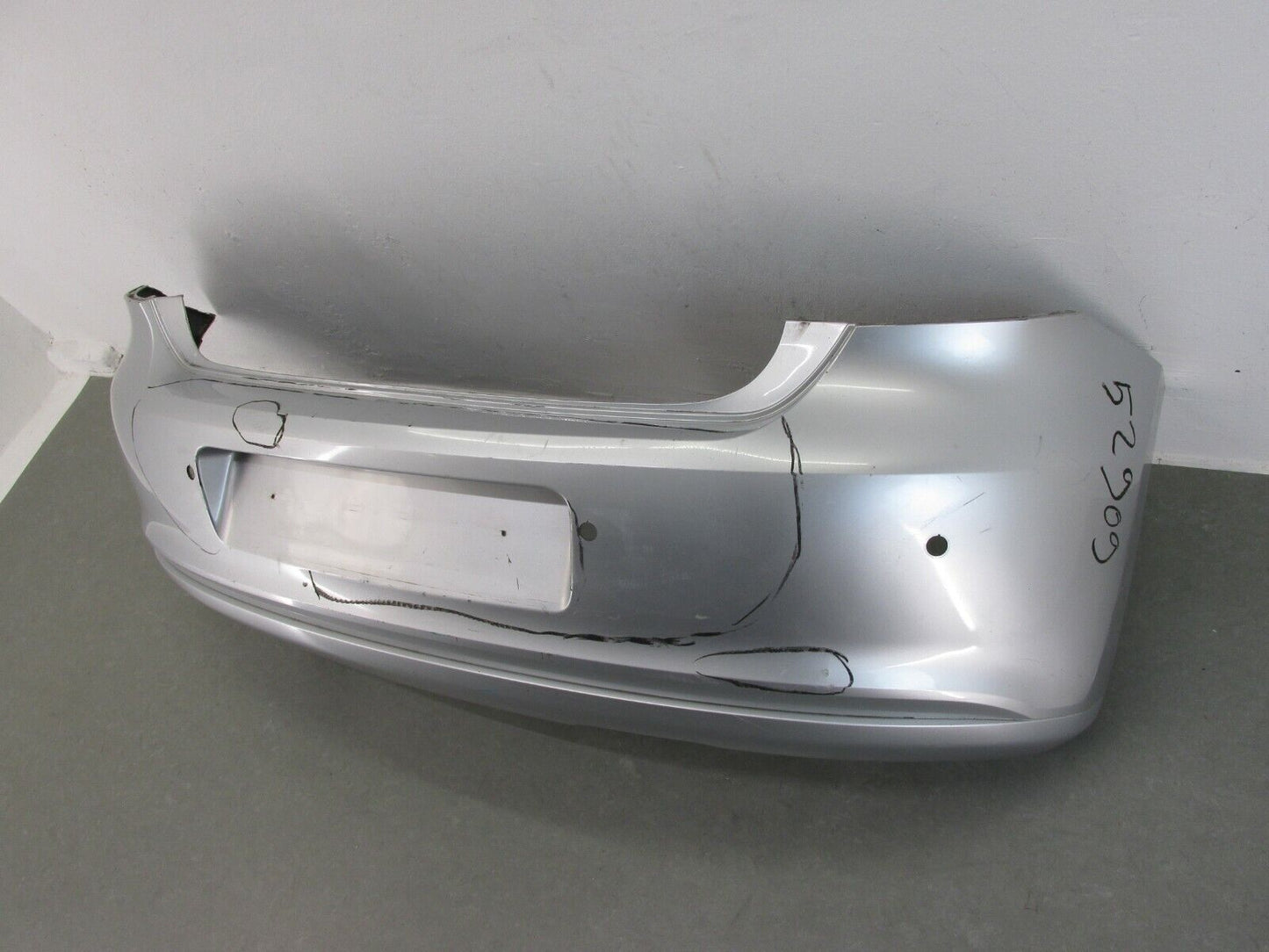 VW Polo 6R Stoßstange Stoßfänger Heckschürze Hinten original 6R6807421BK  PDC