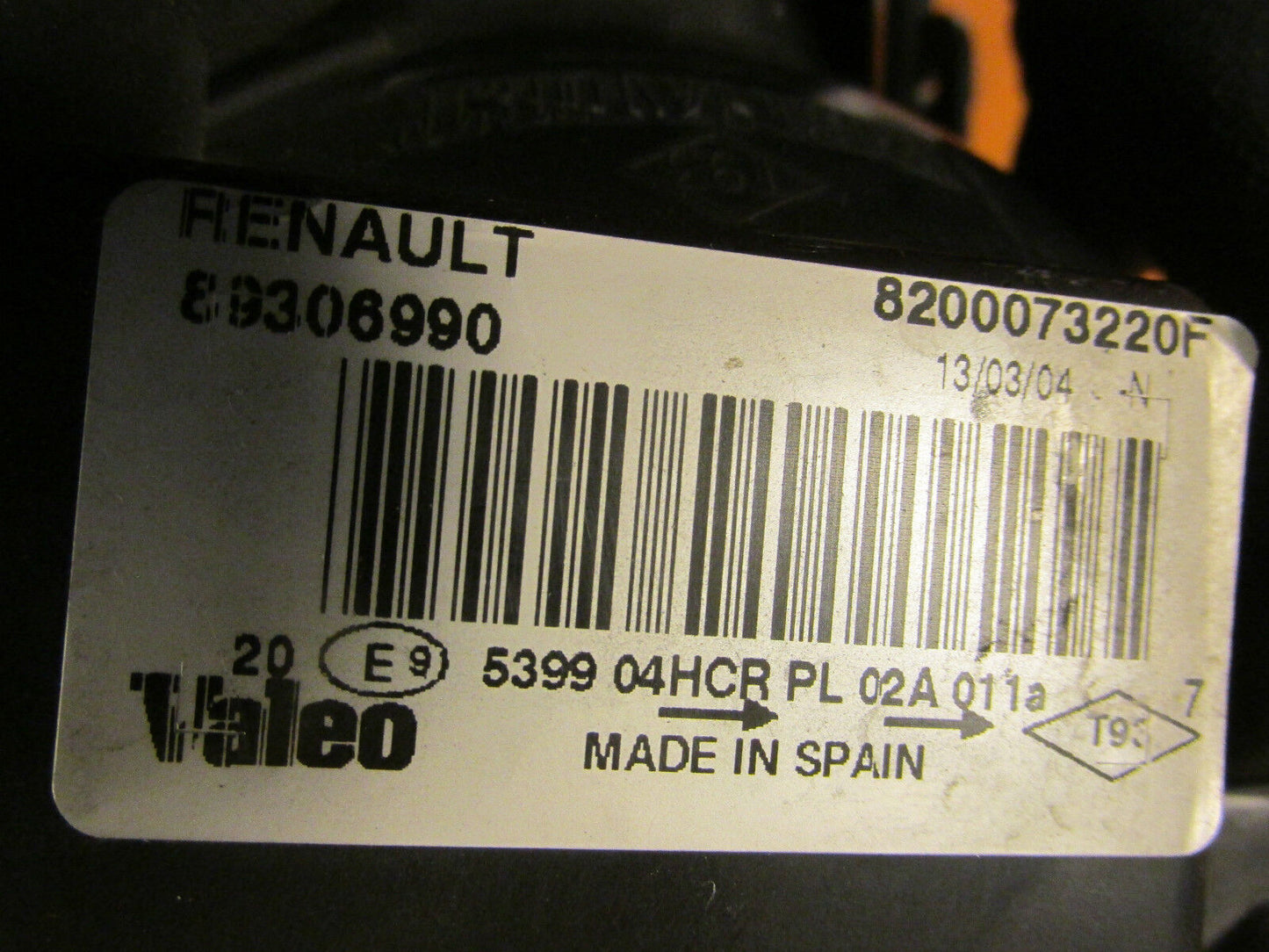 Renault Megane II  Scheinwerfer  Vorne Links  Frontscheinwerfer 89306990
