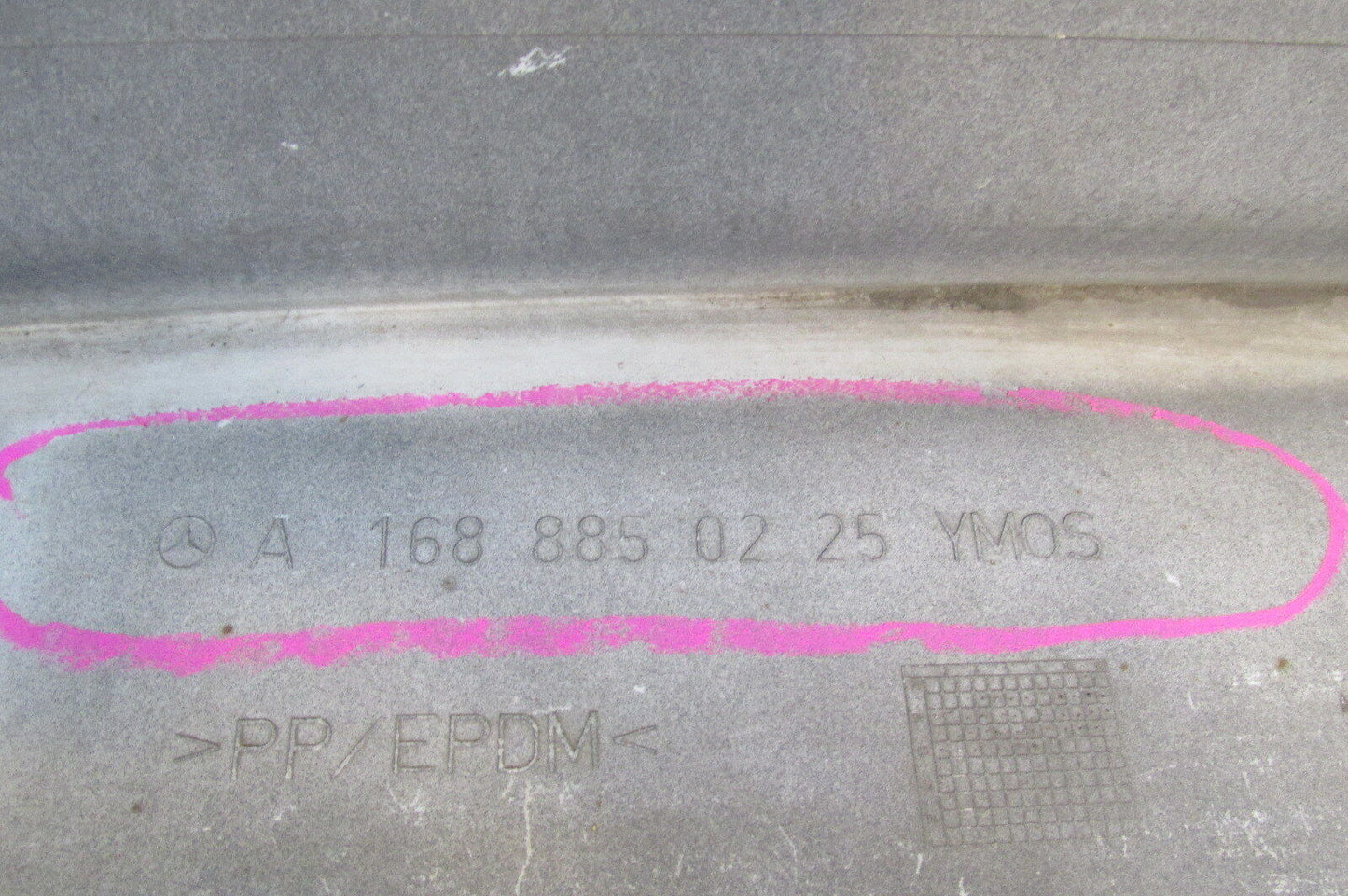 Stoßstange original MERCEDES A KLASSE W168 Heckschürze A1688850225