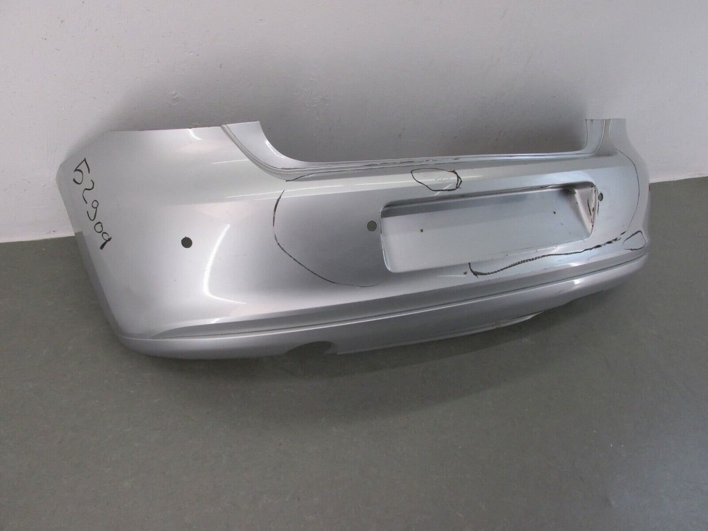 VW Polo 6R Stoßstange Stoßfänger Heckschürze Hinten original 6R6807421BK  PDC