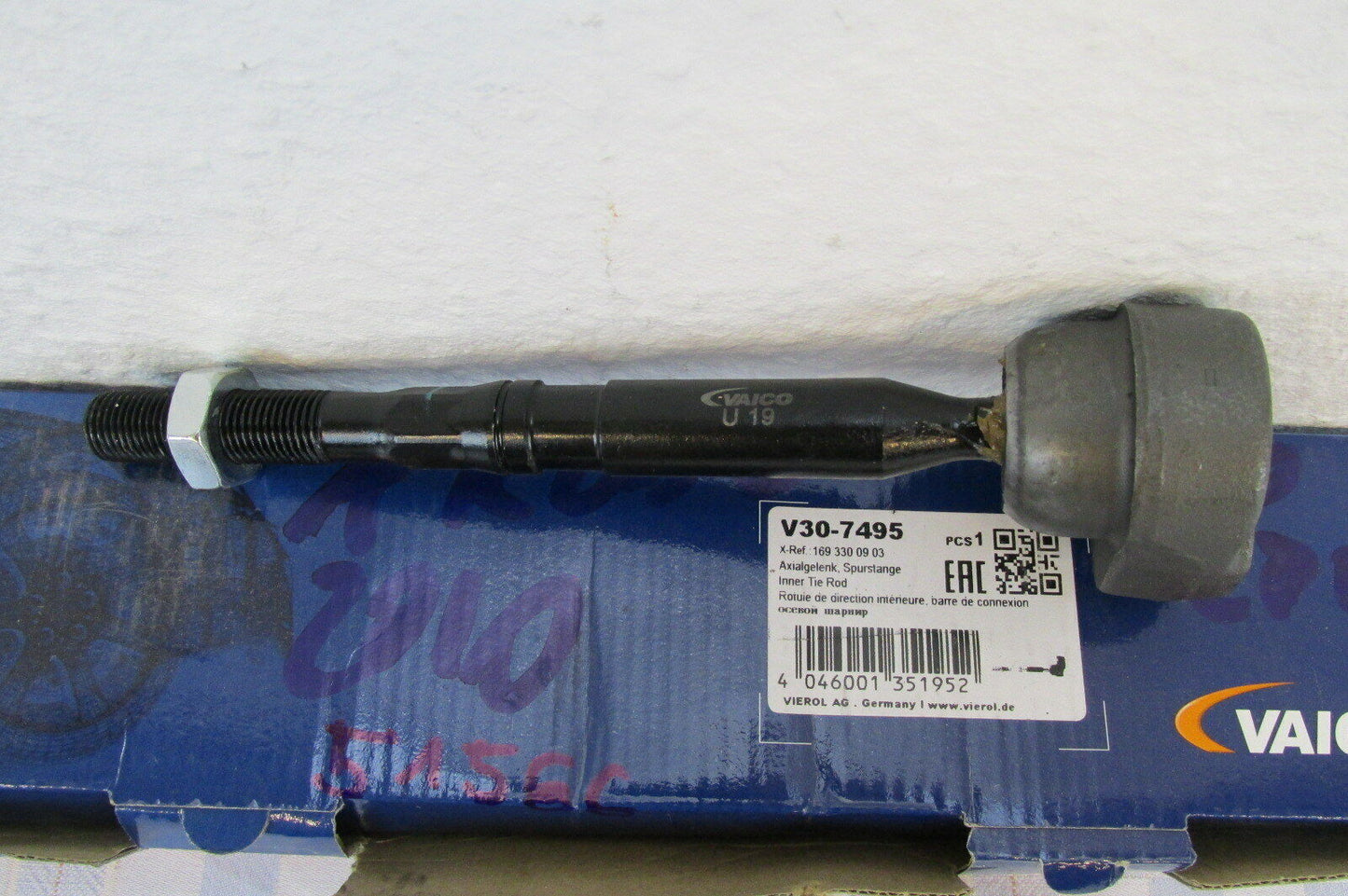 Vaico Mercedes A-Klasse A1693300903 Axialgelenk Spurstange Vorne