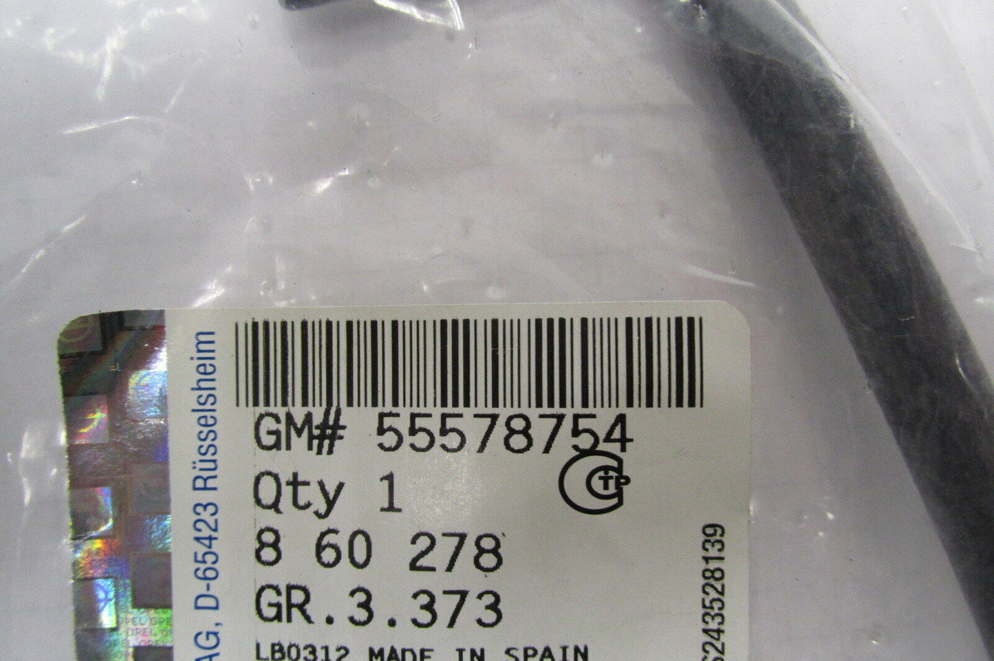 Opel Insignia Schlauch unterdruck turboload 55578754