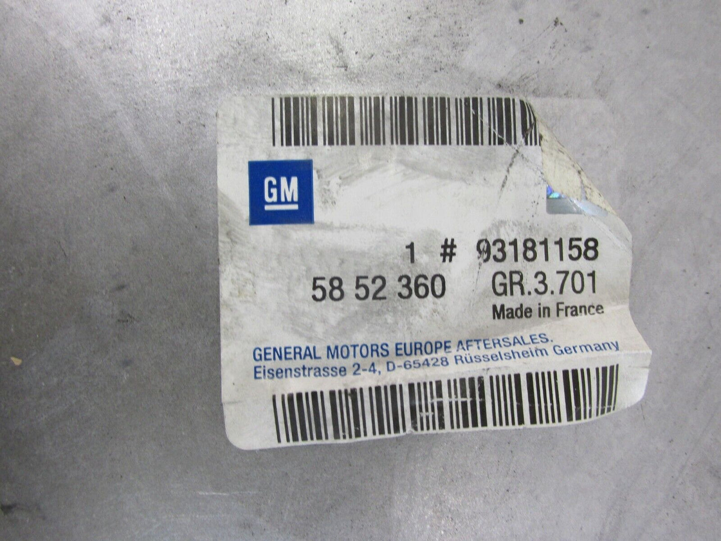 Neu Opel OMEGA Auspuff original 93181158
