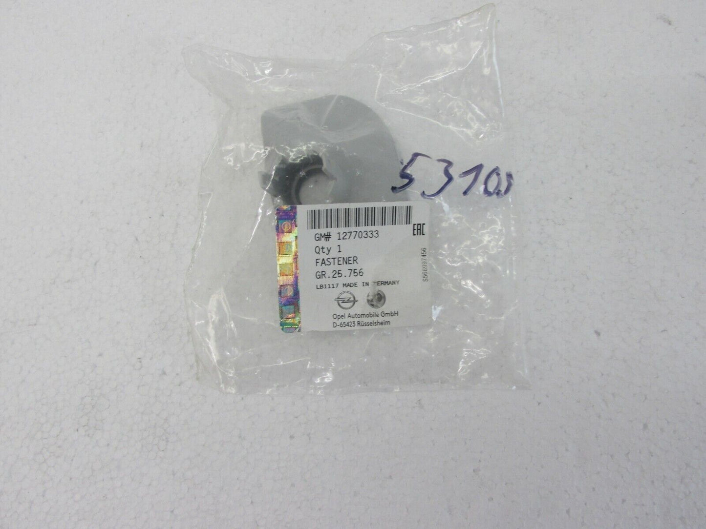 original Opel Astra J Befestigung Einparkhilfehalter vorne Ersatzteile 12770333