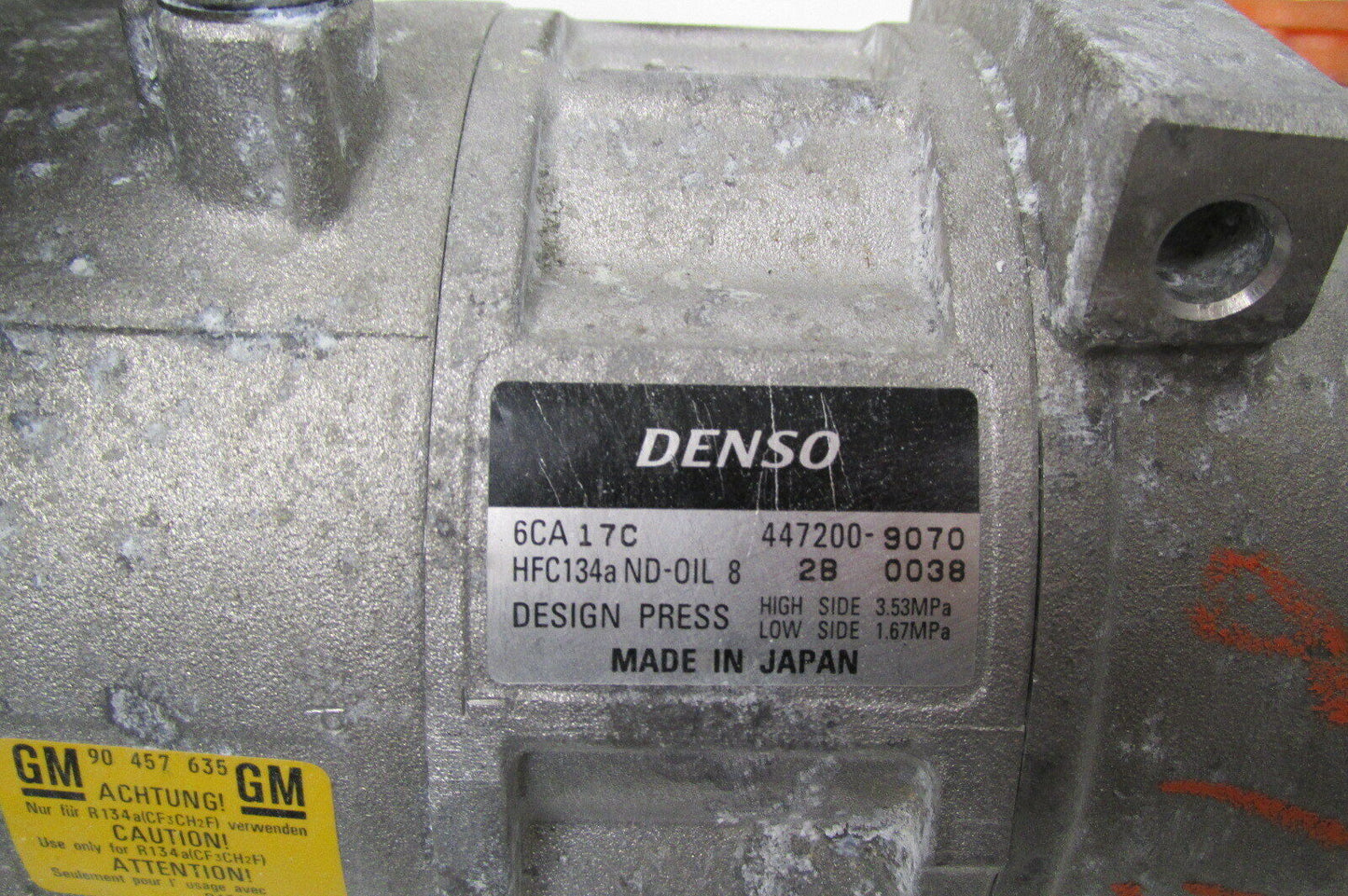 Opel Omega Klimakompressor original Kompressor Denso - 90457635