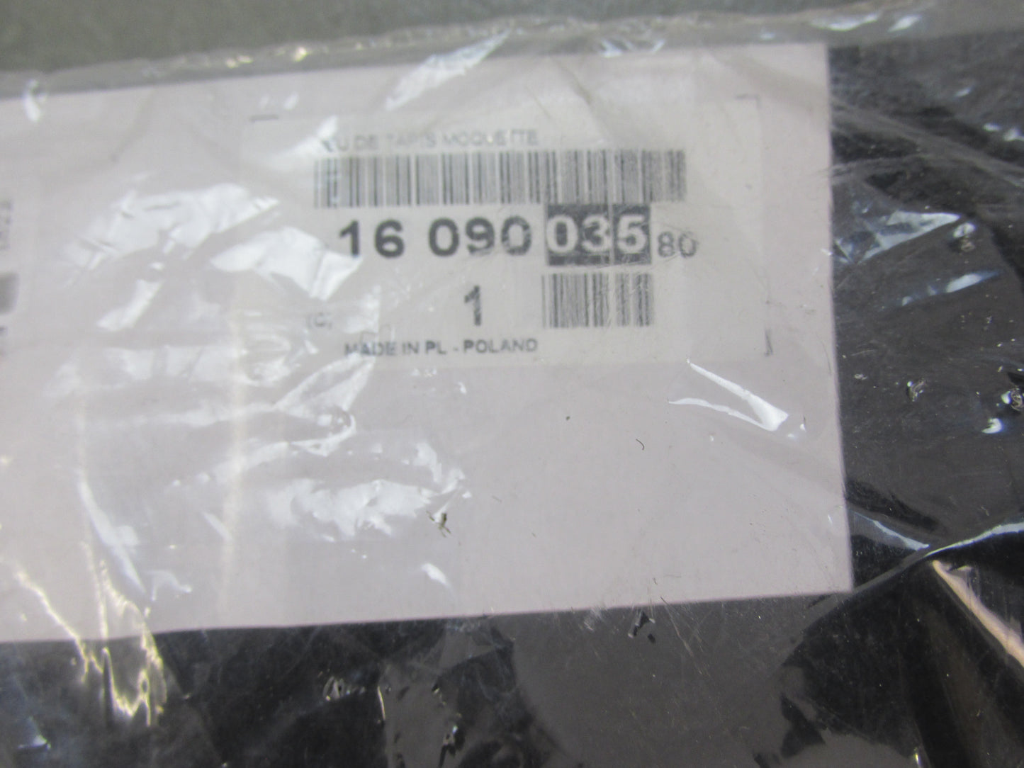 Original Peugeot Fußmattensatz 1609003580