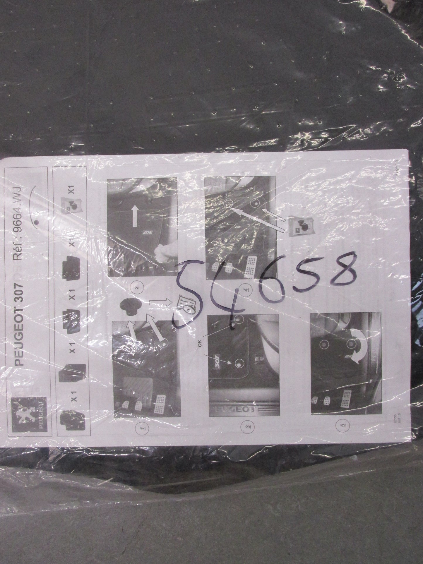 Original Peugeot Fußmattensatz 9664WJ